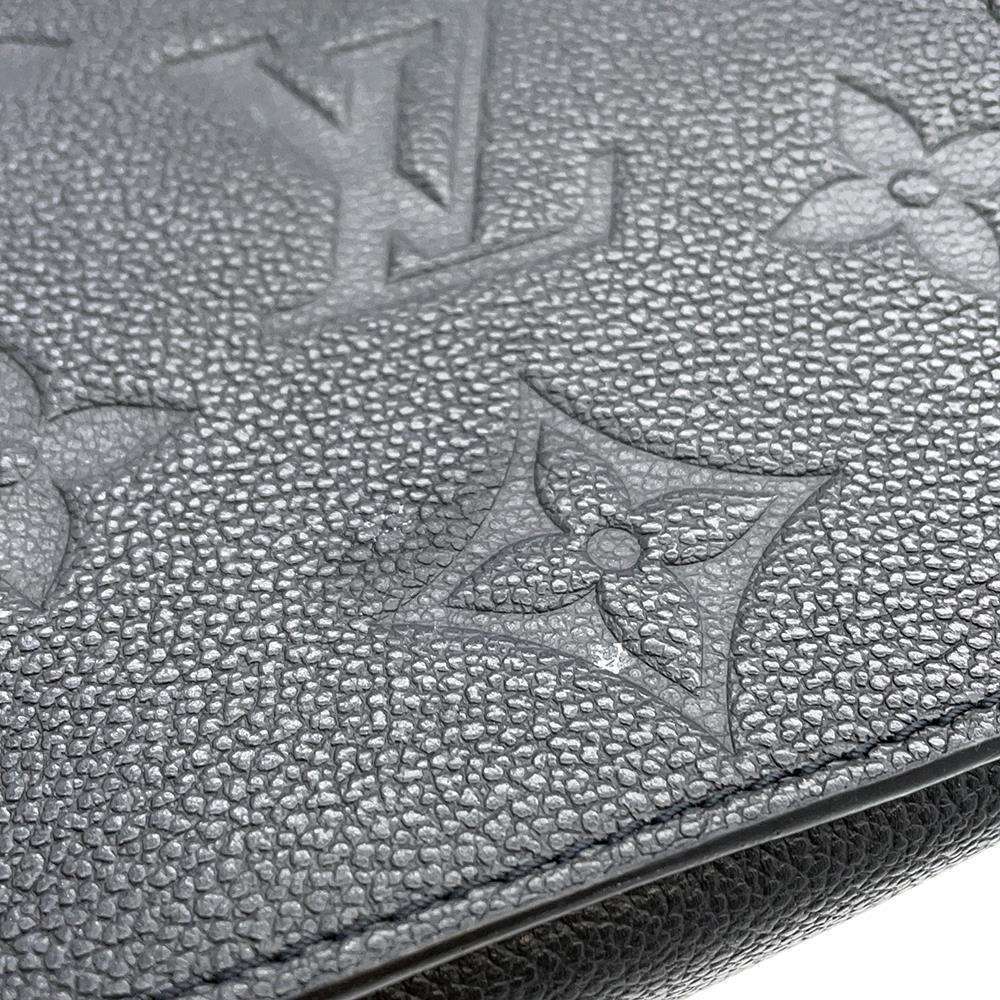 Louis Vuitton handbag Monogram Empreinte Sac Plat shoulder bag black - Picture 10 of 12